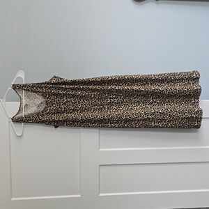 Animal Print Sleeveless Dress